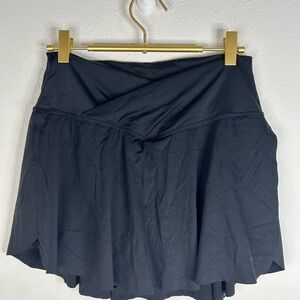 Athletic Skort Women’s Large Black Stretch Waist Built-In Shorts Modest Activewe